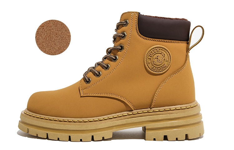 环球 HUANQIU HUANQIU Martin Boots Ginger Yellow