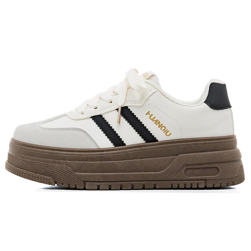 环球 HUANQIU HUANQIU Casual Sneakers Women Black Beige