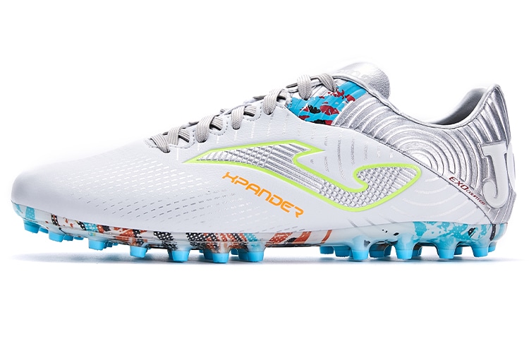 Joma Football Shoes White Silver