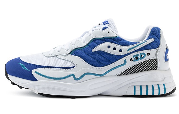 Saucony Grid Hurricane Low White Blue