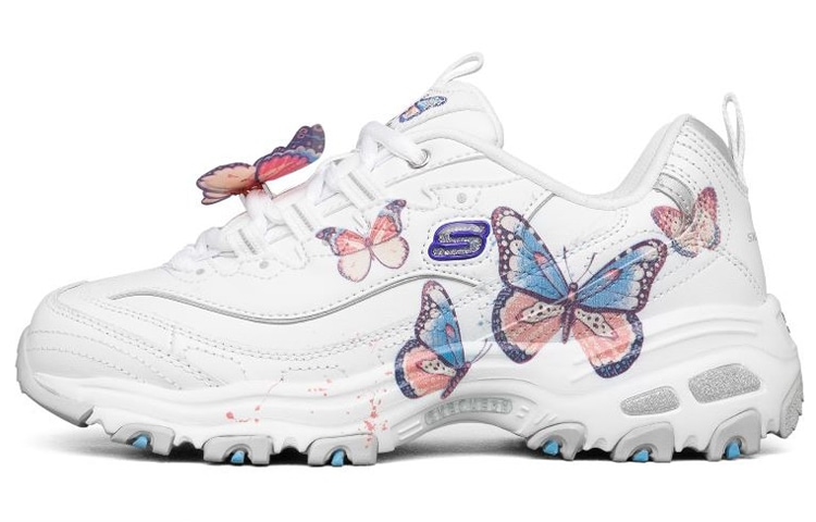 Skechers/斯凯奇 Skechers D'LITES 1.0 White Butterfly