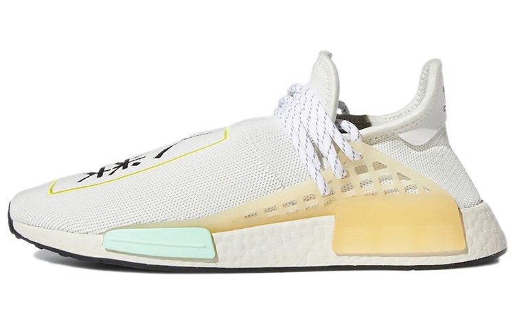adidas originals Pharrell Williams x adidas NMD Hu White Yellow