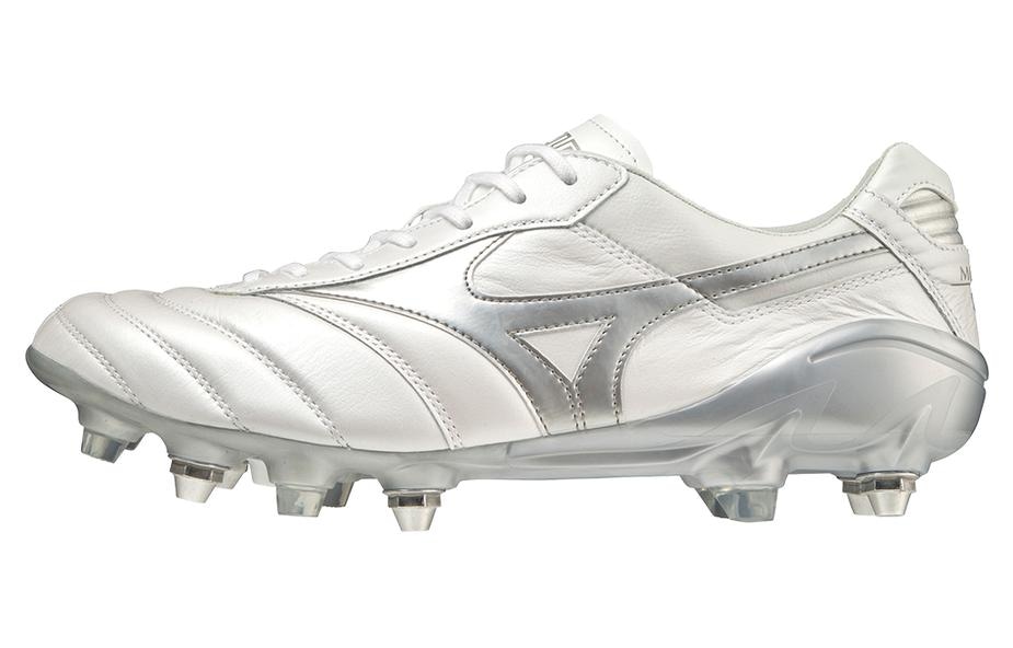 Mizuno Morelia White Silver