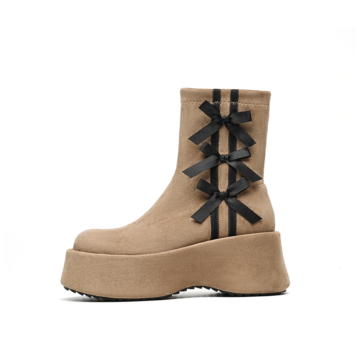 EBLAN Short Boots Beige