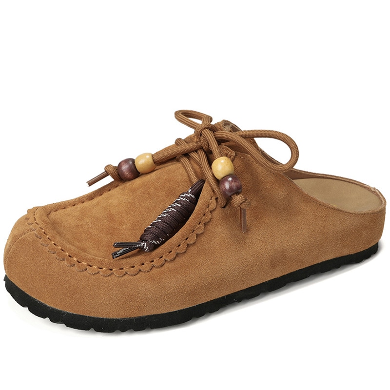 香蜜闺秀/GOSO GOSO Kangaroo Leather Platform Slides