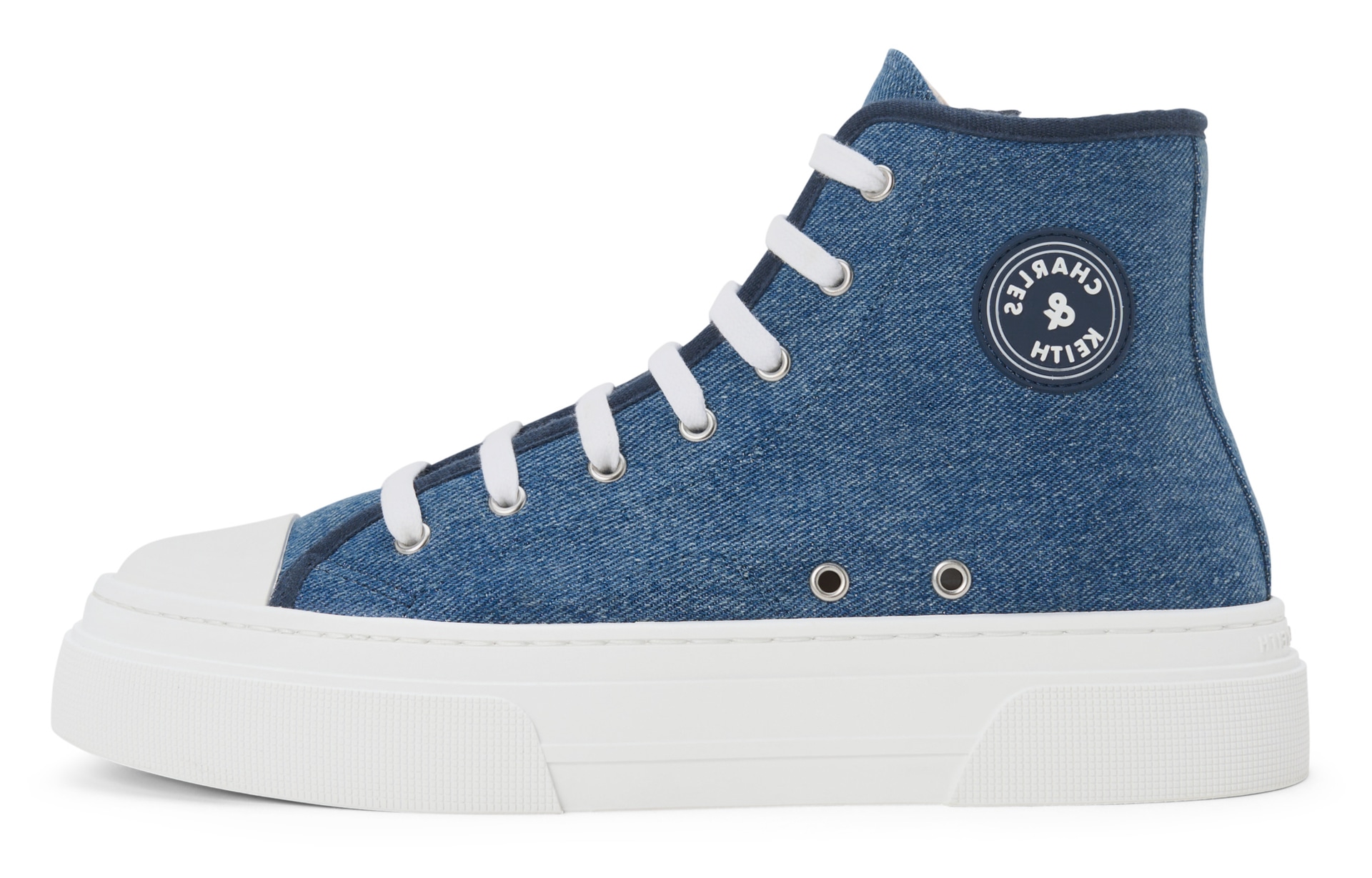 CHARLES&KEITH Charles & Keith Canvas High-Top Sneakers