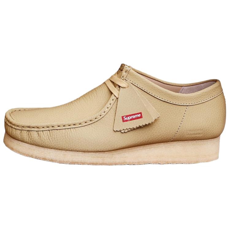 Supreme x Clarks Originals Wallabee Light Brown