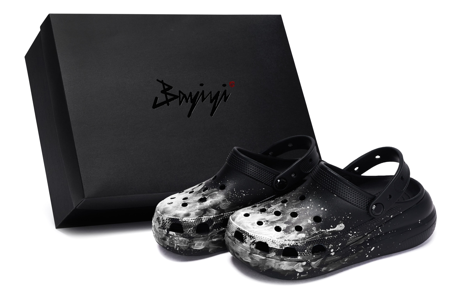 Crocs Classic Clog Black Silver Grey