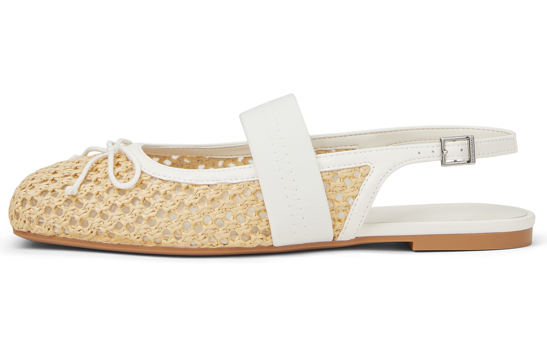 CHARLES&KEITH Charles & Keith Ballet Flats Beige/Black
