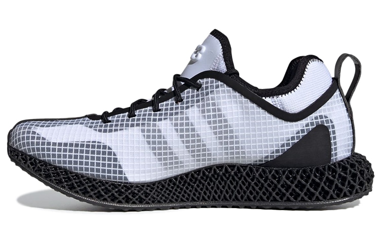 Y-3 4D Runner White Black