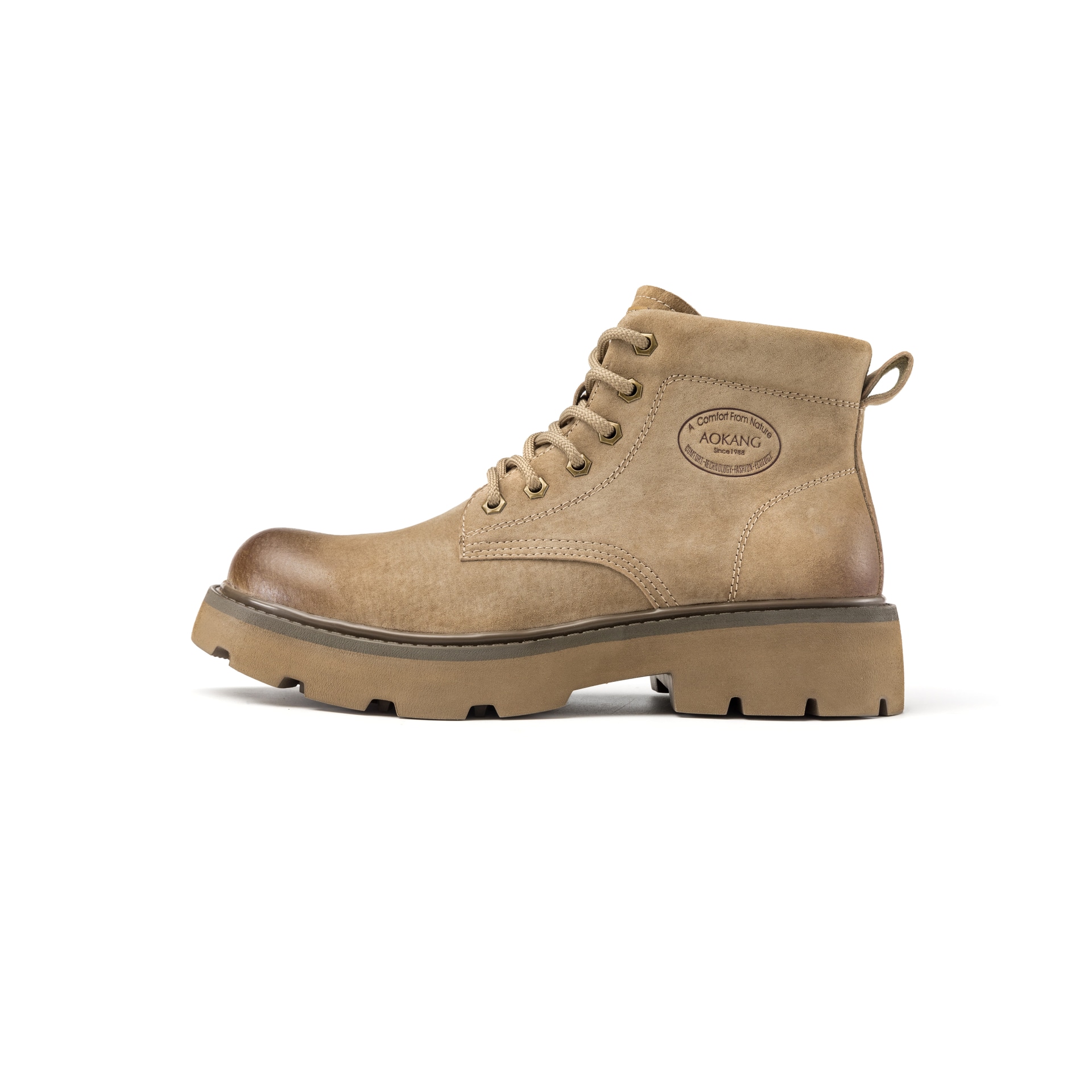 奥康/AOKANG AOKANG Martin Boots Khaki