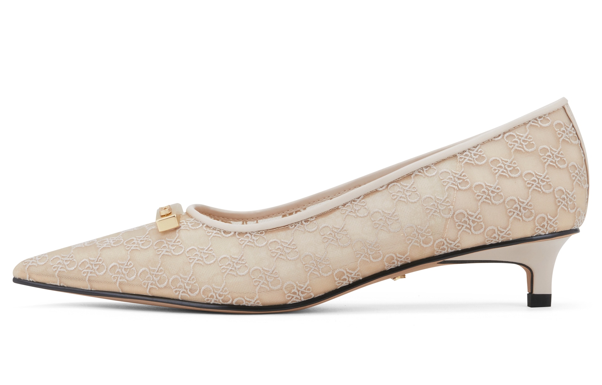 CHARLES&KEITH CHARLESKEITH ck PU 3.5cm Beige