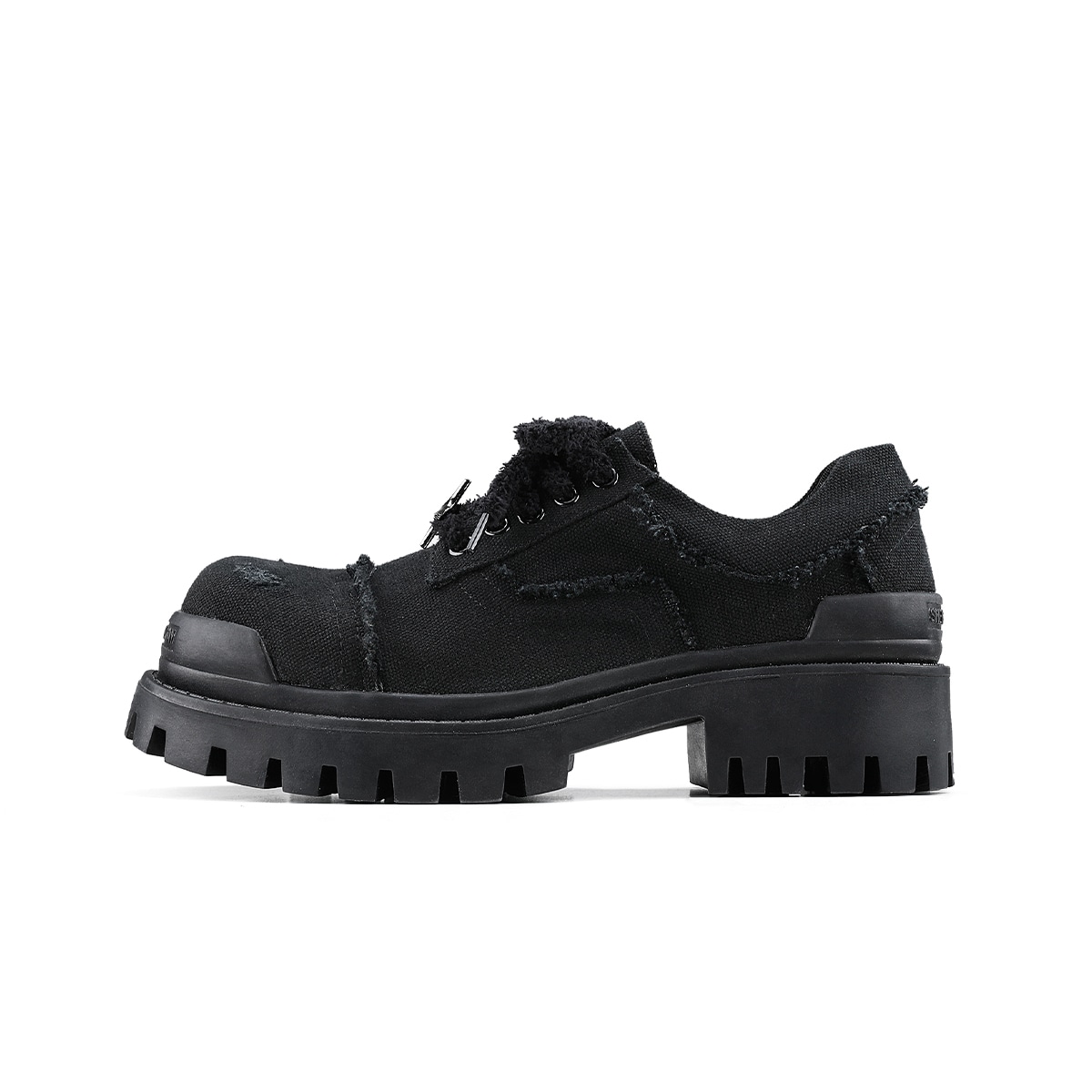 HANQIAORIJI Black Blood Series Derby Shoes
