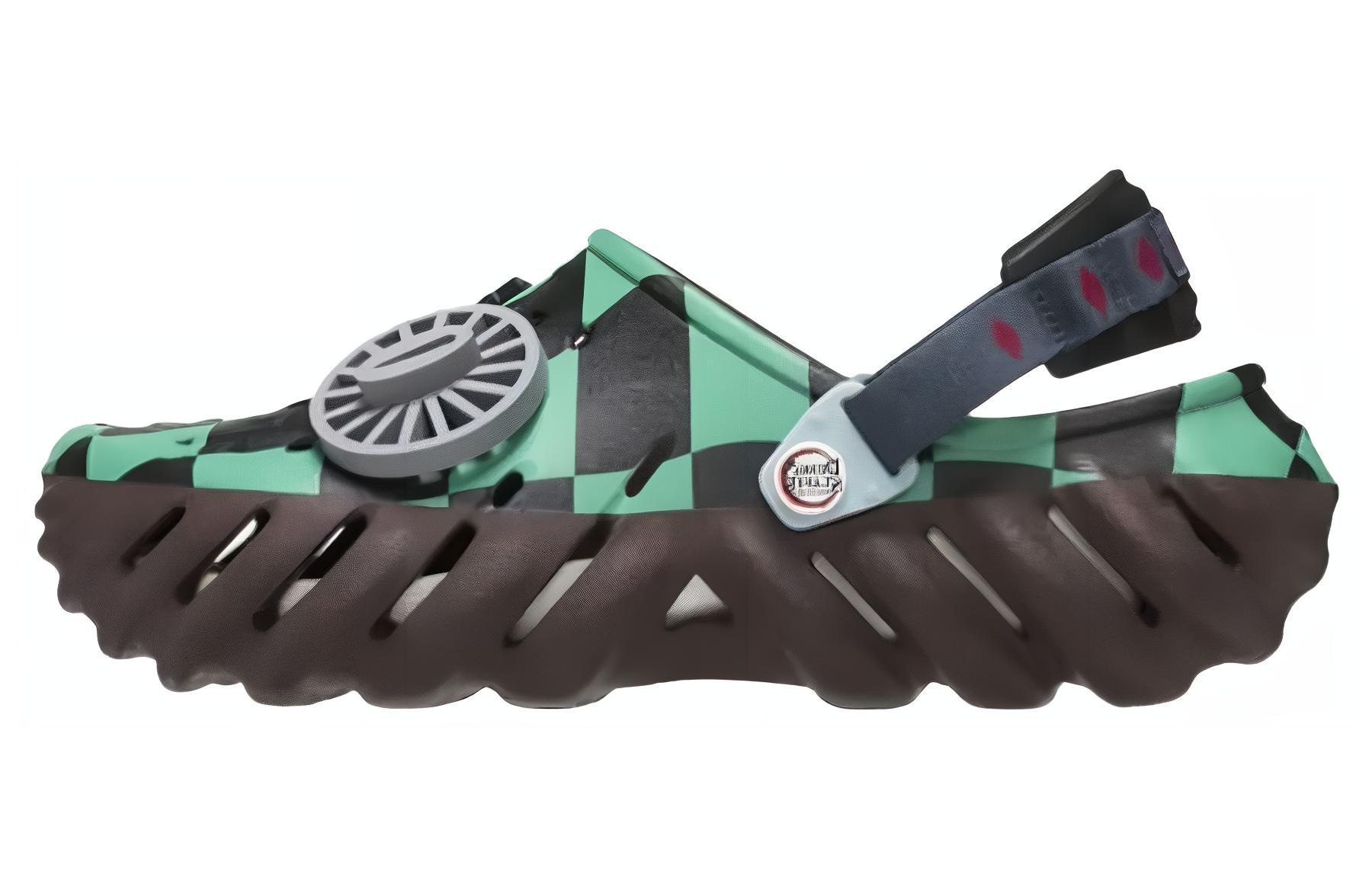Crocs x Demon Slayer Clogs Green Black