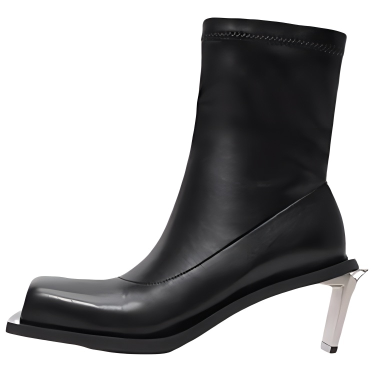 DAPHNE LAB Daphne Sugar Series Black Ankle Boots