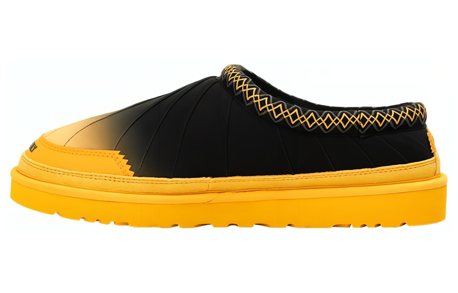 UGG Low Top Casual Shoes Black Yellow