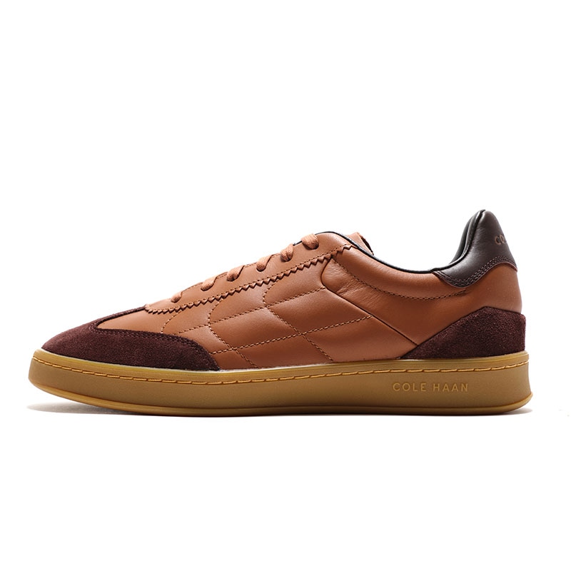 COLE HAAN/歌涵 Cole Haan Leather Low Top Sneakers Brown