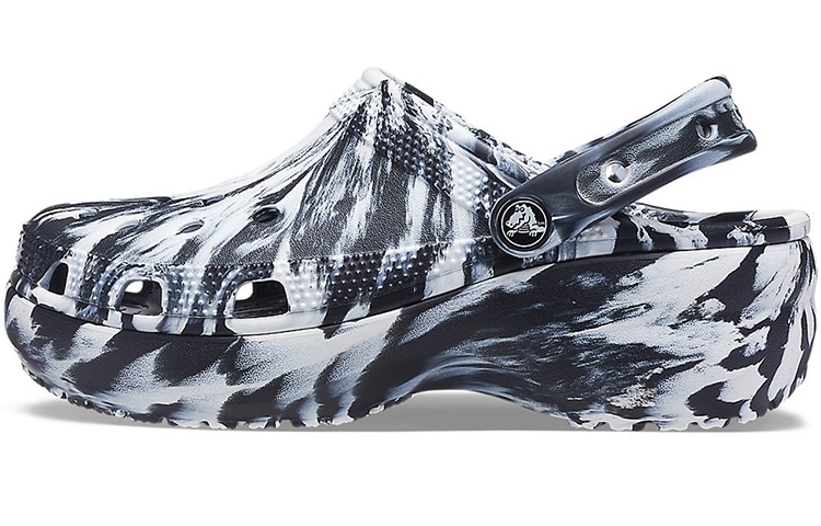 Crocs Classic Marble Clog Black White