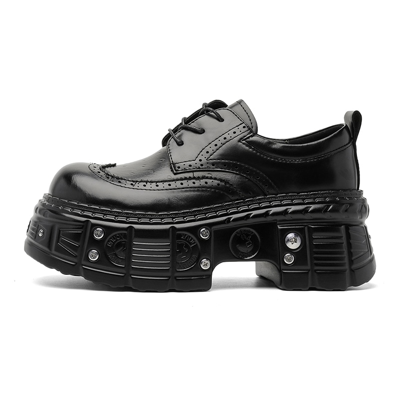 Dounkol Derby Thick Sole Studded Shoes