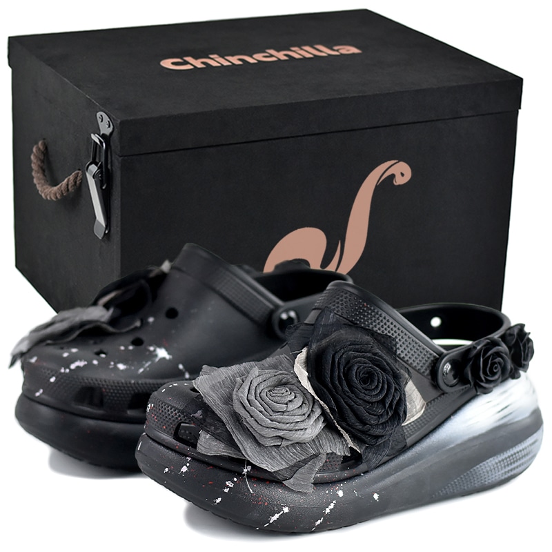 Crocs Classic Clog Black Silver