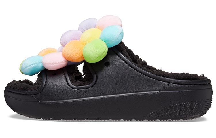 Crocs Classic Fuzzy Black