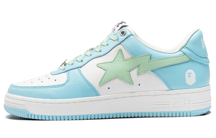A BATHING APE STA Low Blue Green