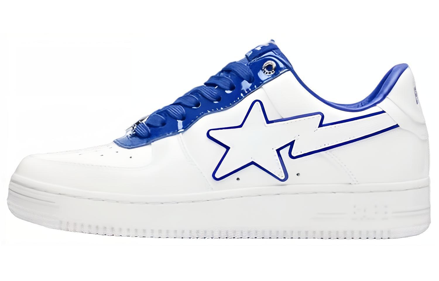 A BATHING APE STA White Blue