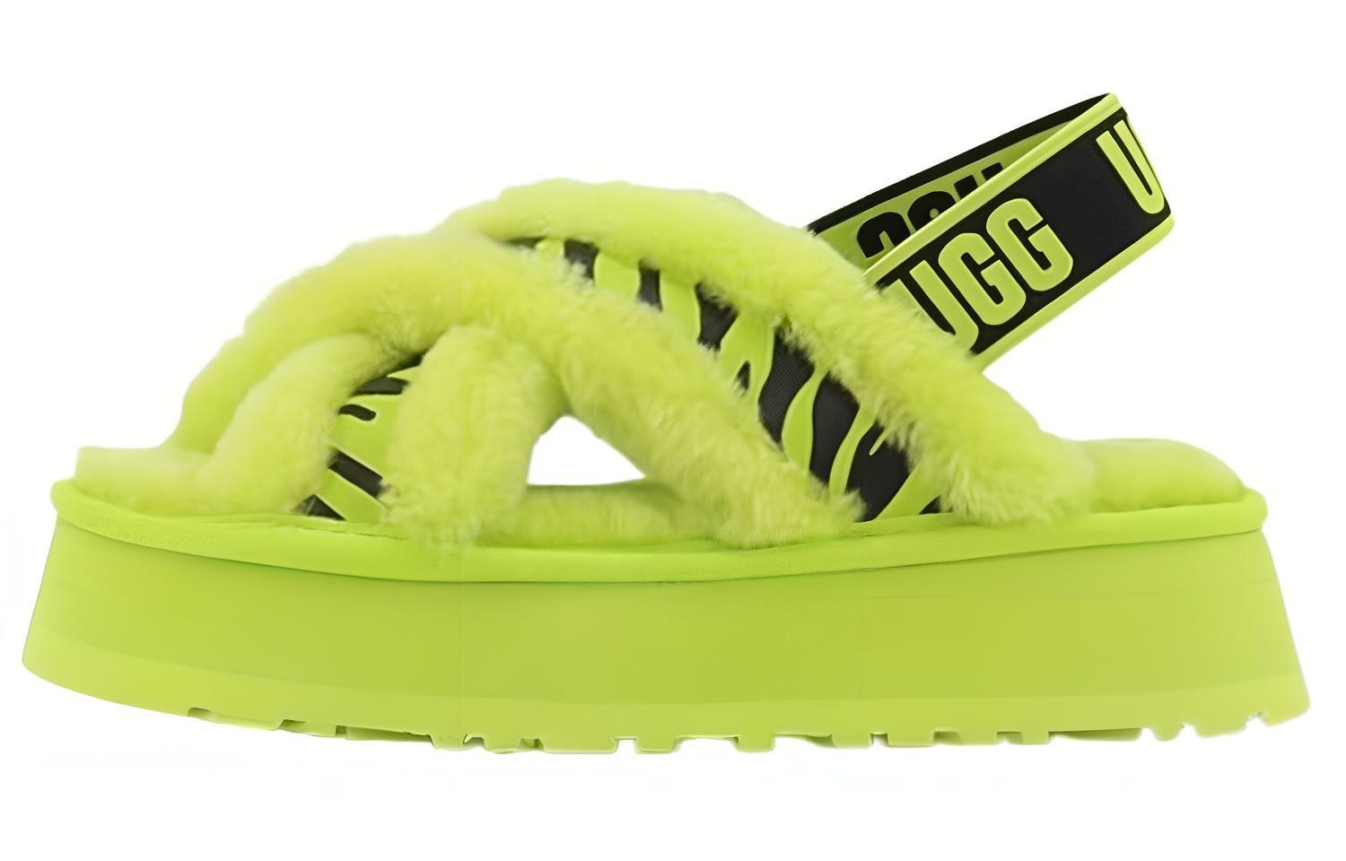 UGG Disco Cross Slide Green