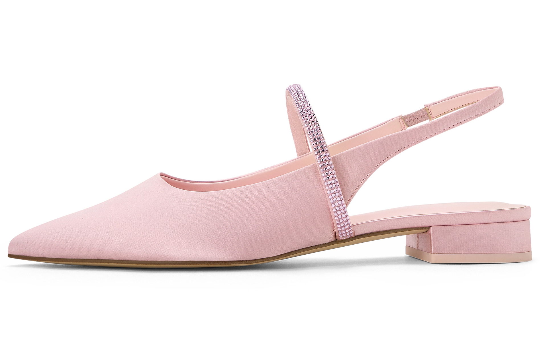 CHARLES&KEITH CHARLESKEITH ck PU 2.2cm BLACK TEXTUREDWhiteLight Pink