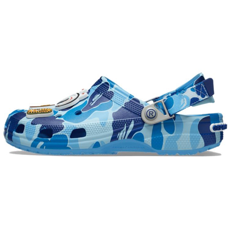 A BATHING APE x Crocs Classic Clog Blue