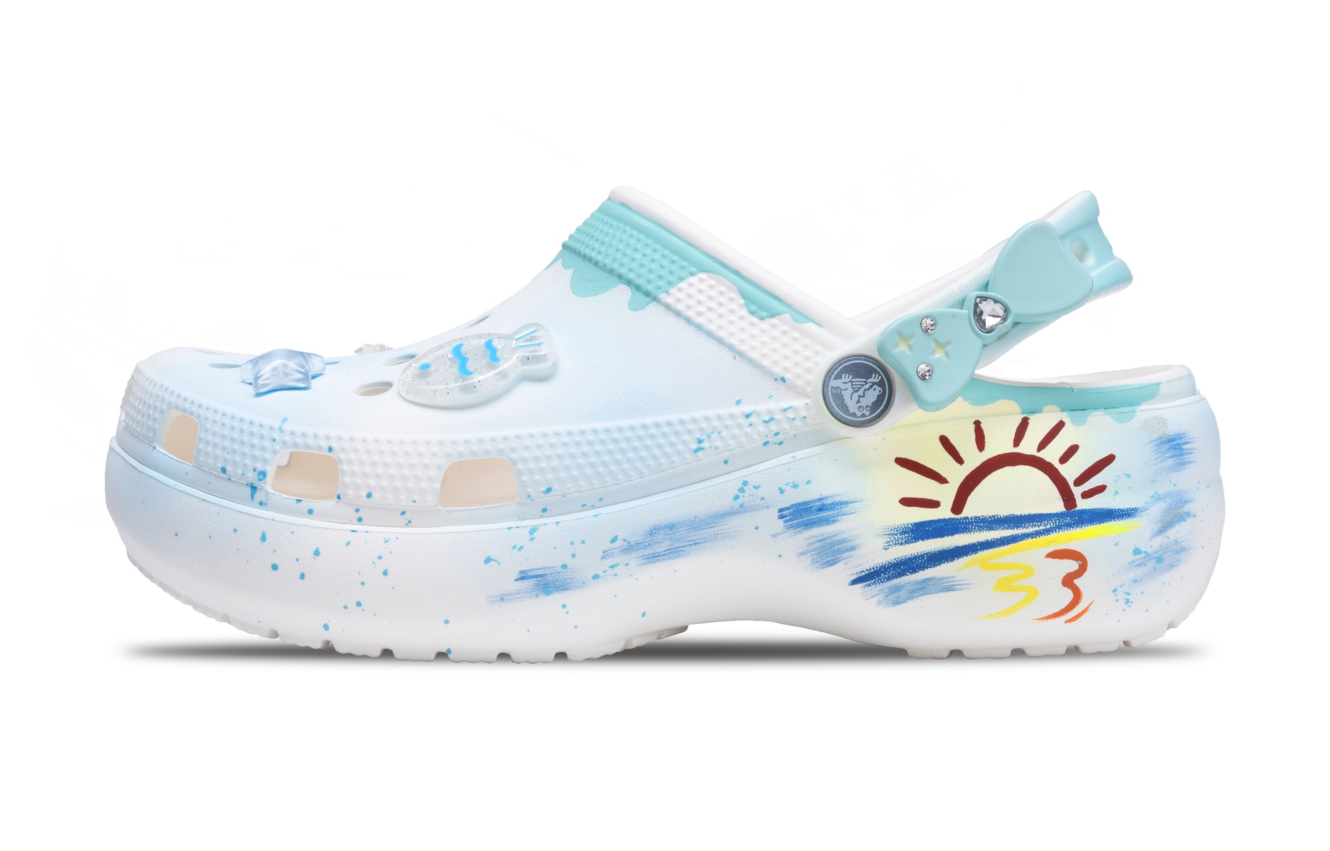 Crocs Classic Platform Clog Blue