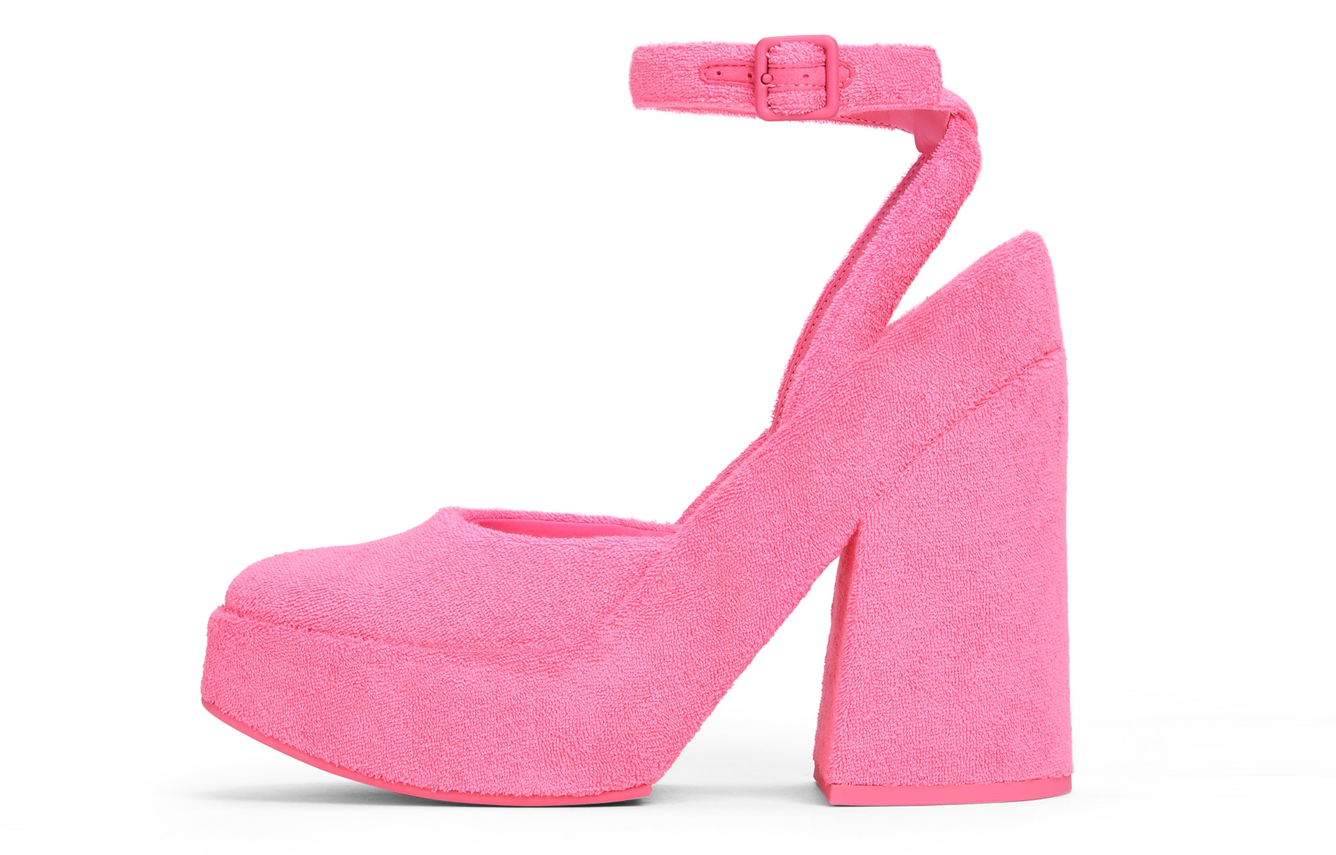 CHARLES&KEITH Textured Block Heel Pumps