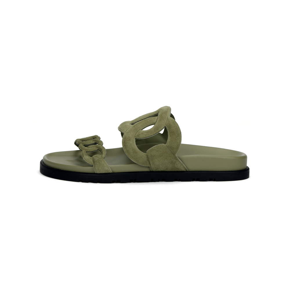 HERMES/爱马仕 Hermes Extra Slide Green