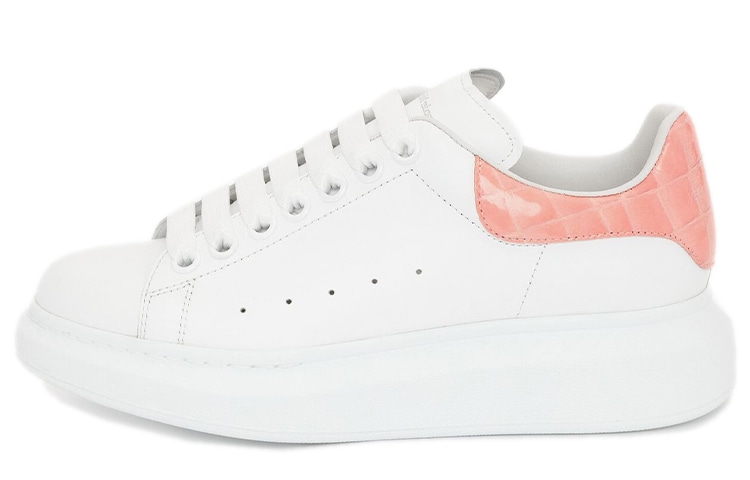 Alexander McQueen Fashion Sneakers White Pink