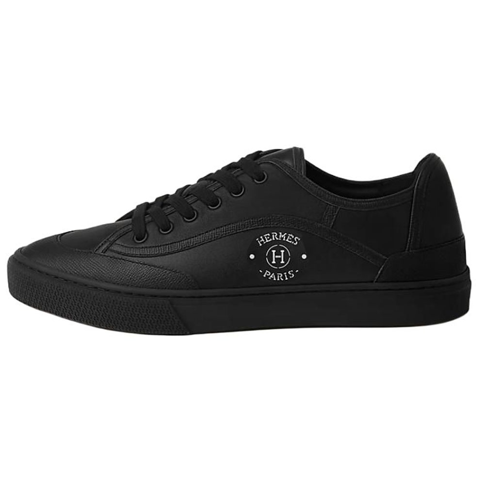 HERMES/爱马仕 Hermes Epsom Low Top Sneakers Black