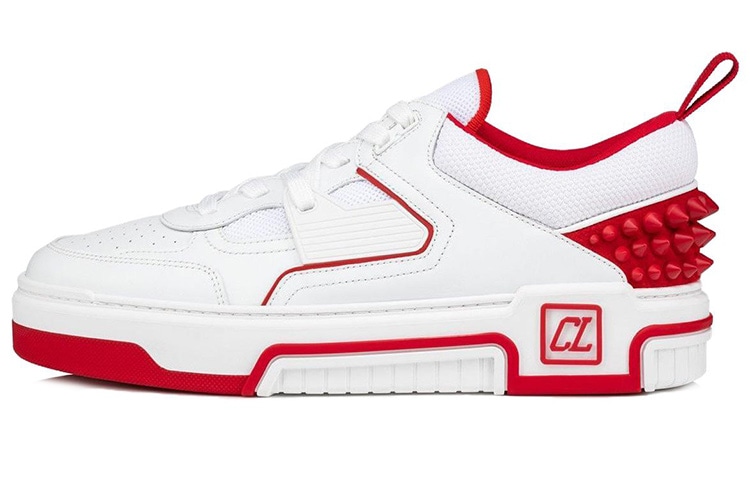 Christian Louboutin/路铂廷 CL Platinum Low Top Sneakers White Red