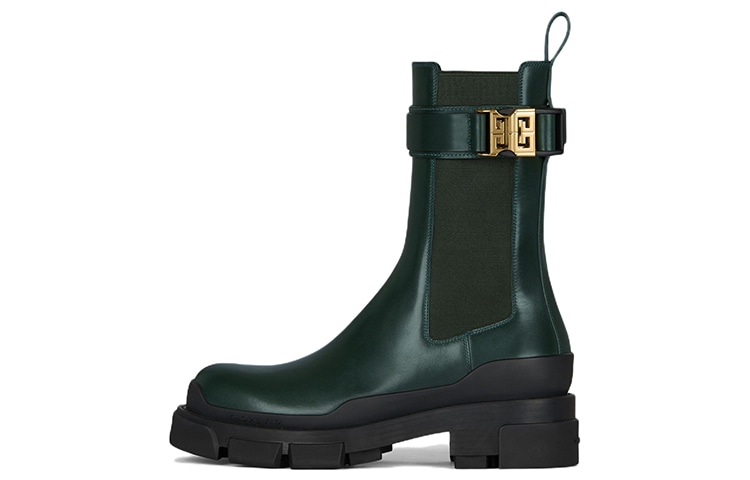 Givenchy/纪梵希 Givenchy Terra Chelsea Boots Green