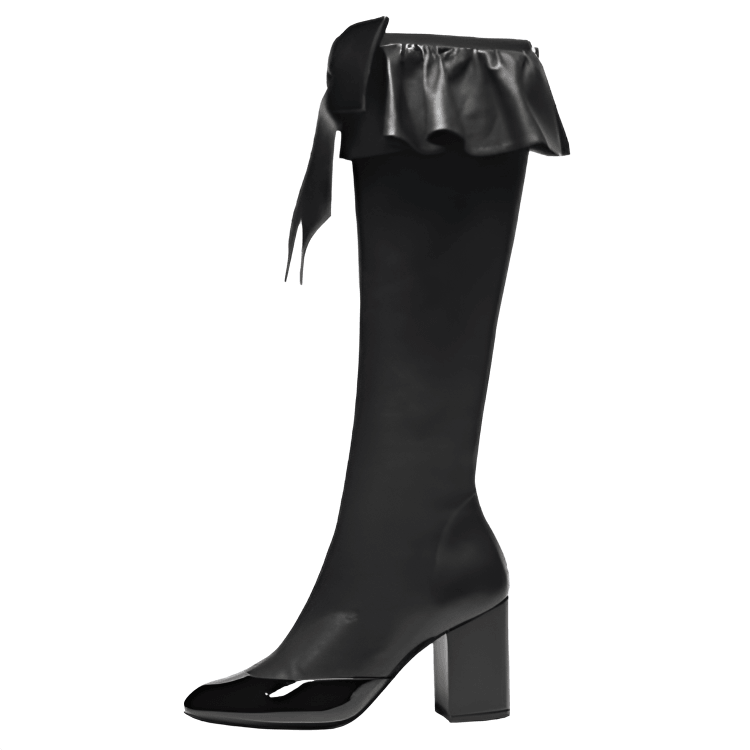 CHANEL 25K Boots Black