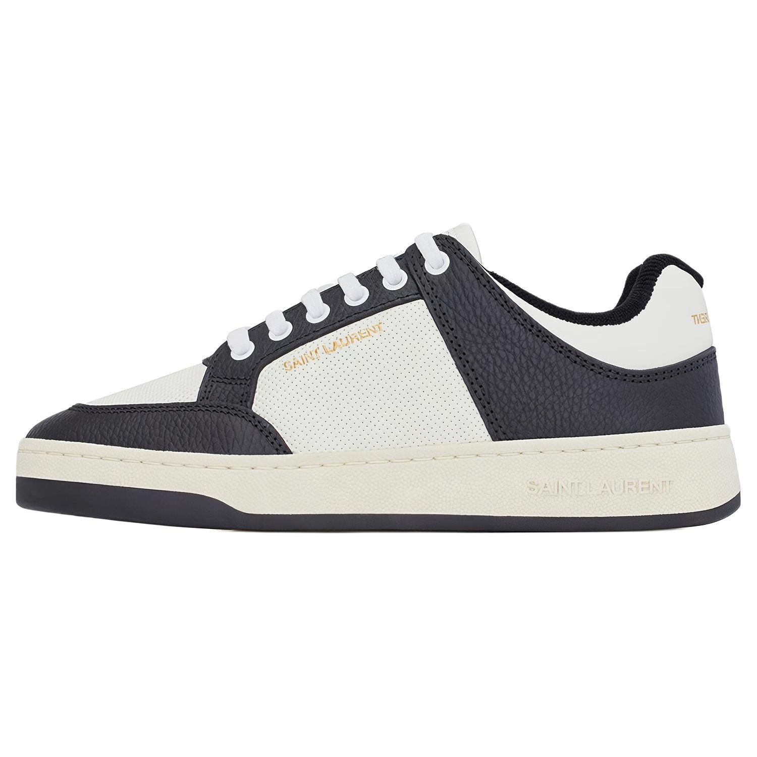 SAINT LAURENT/圣罗兰 Saint Laurent Low Top Sneakers Black White