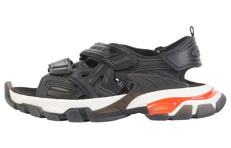 Balenciaga Track 2.0 Open-Toe Sandals Black
