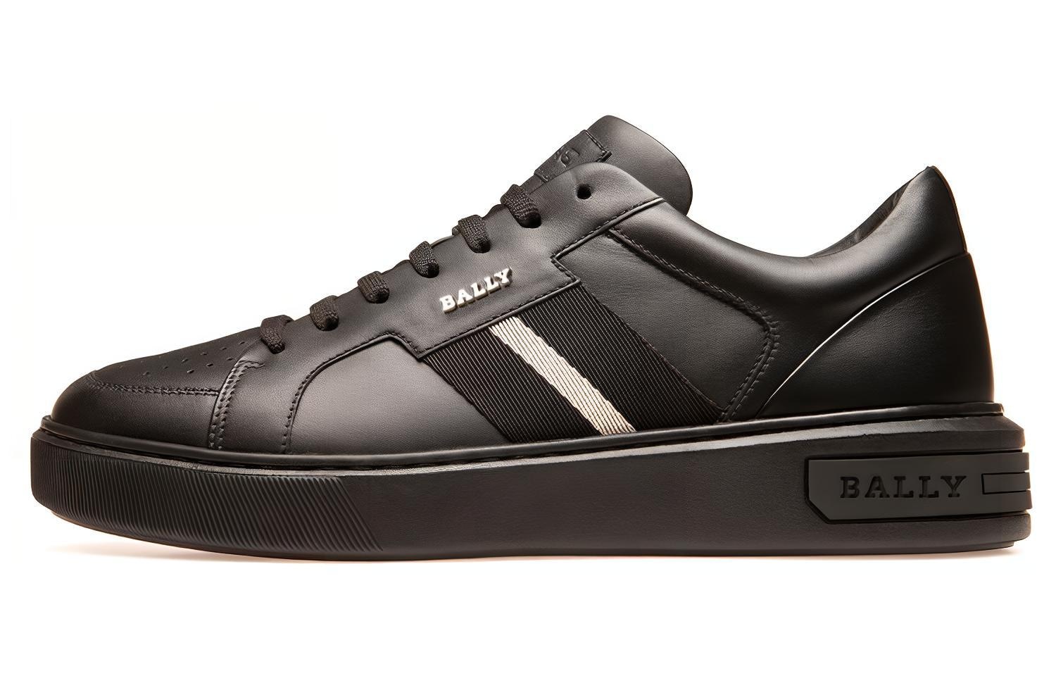 BALLY巴利 Bally Low Top Sneakers Black