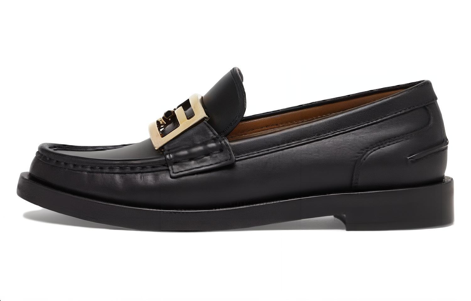 FENDI/芬迪 Fendi Loafers Black