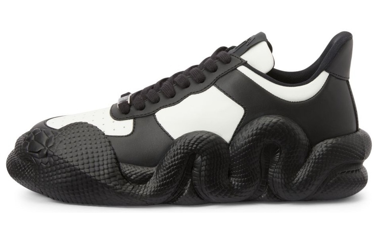 Giuseppe Zanotti GZ Cobras Low Sneakers Black White