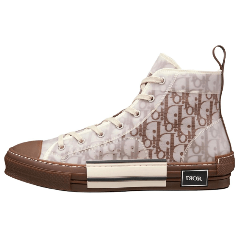 Dior B23 High-Top Sneakers Coffee