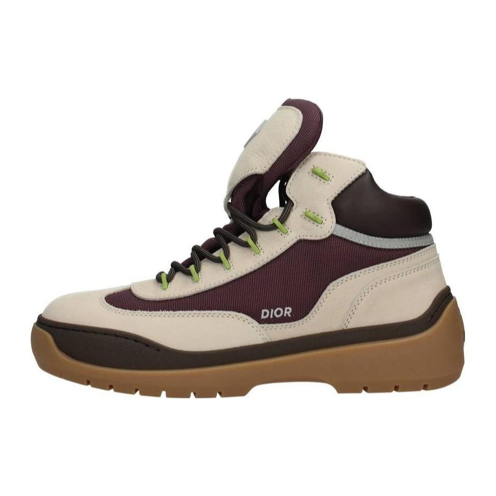 Dior Dean Leather Boots Natural