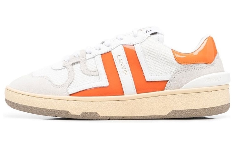Lanvin/浪凡 Lanvin Fashion Sneakers White Orange