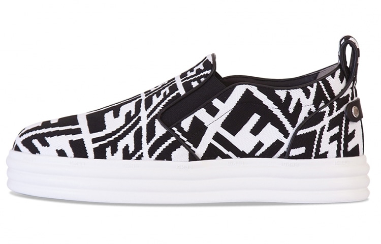 FENDI/芬迪 Fendi Low-Top Sneakers Black White