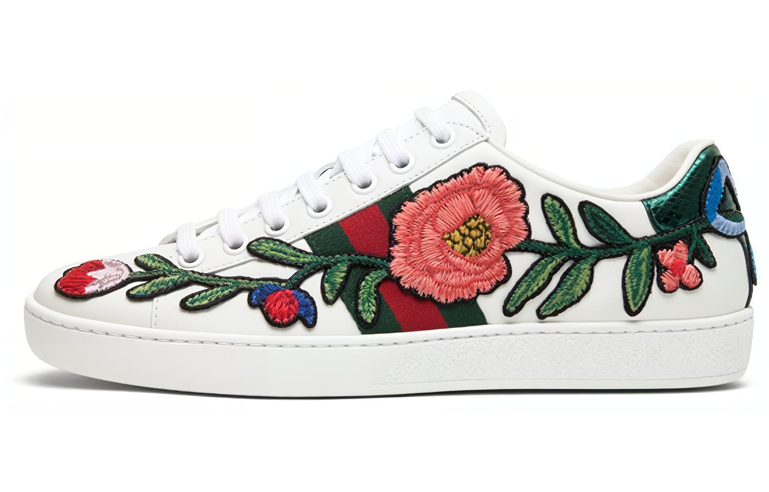 GUCCI/古驰 Gucci Ace Embroidered Floral