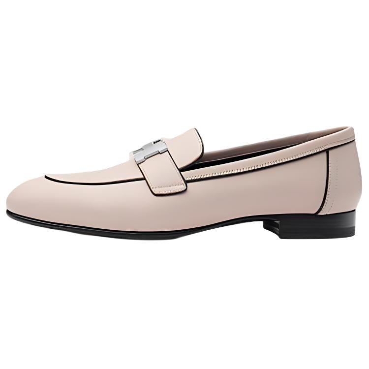 HERMES/爱马仕 Hermes Paris Loafers Pink