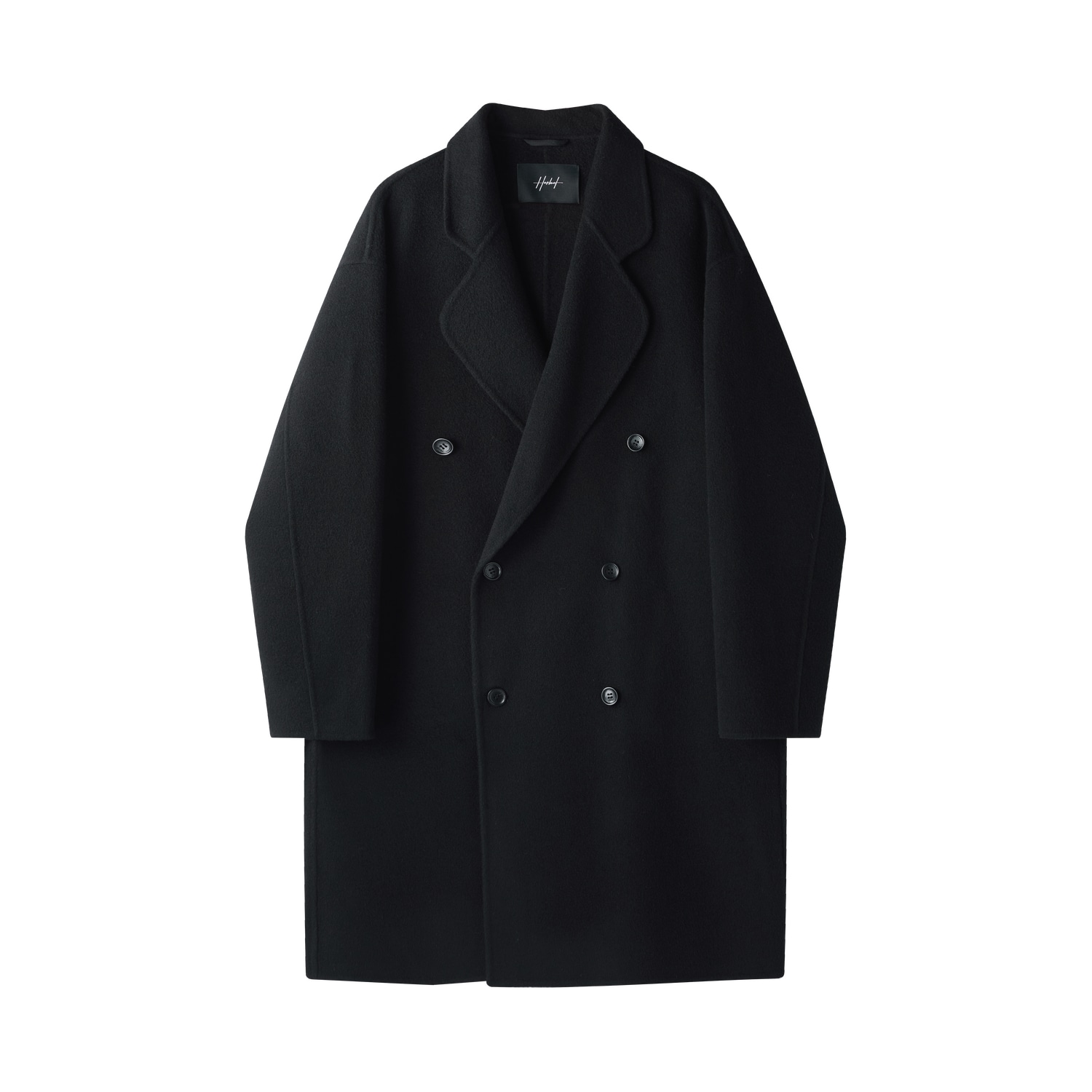 HERBEL Classic Double-Breasted Wool Coat